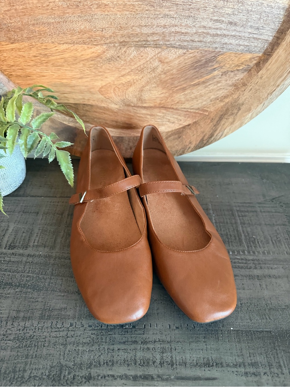 Vionic Alameda Mary Jane Flat Women’s Leather Comfort Shoe Orthotic Support 9.5